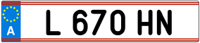 Truck License Plate